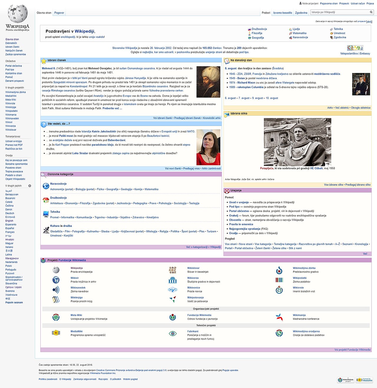 slowenischsprachige Wikipedia